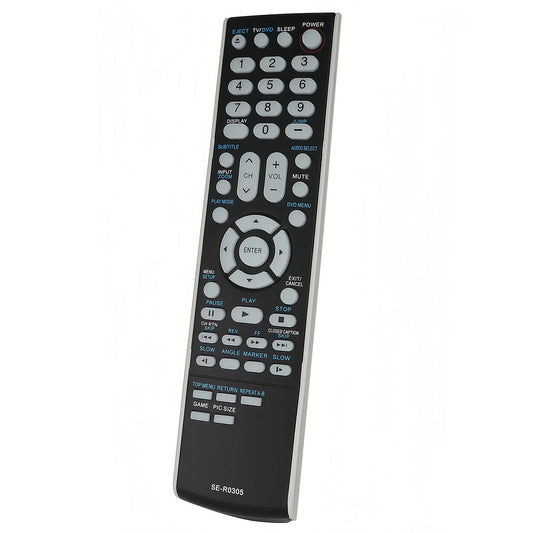 SE-R0305 Replacement Remote Control Compatible for Toshiba TV DVD Combo Remote SER0305 15CV100U 15CV101U 22CV100U 26CV100U 32CV100U 19CV100C 19CV100U
