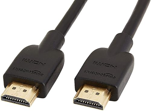 Amazon Basics High-Speed 4K Ultra HD HDMI 2.0 Cable/Cord, 6 feet, 1-Pack, Case of 84, 18 Gbps, 60 Hz, 2160p, 48 bit, Male-to-Male, Ethernet Ready, 3D