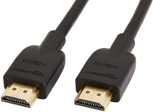 Amazon Basics High-Speed 4K Ultra HD HDMI 2.0 Cable/Cord, 6 feet, 1-Pack, Case of 84, 18 Gbps, 60 Hz, 2160p, 48 bit, Male-to-Male, Ethernet Ready, 3D