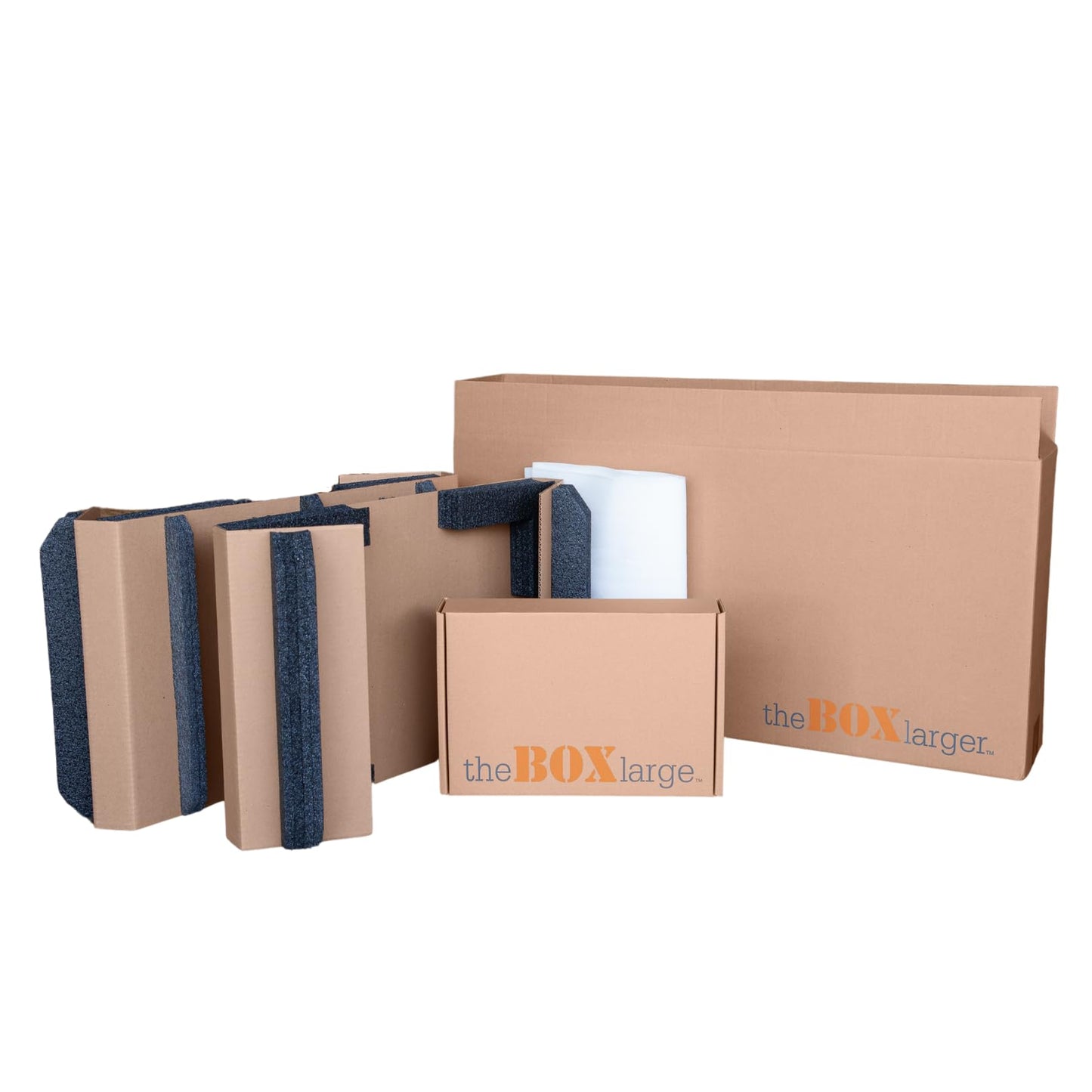 Universal 23" - 27" Dual Monitor and Laptop Shipping Box, Secure and Protective All-In-One Computer Monitor and Laptop Shipping Box, EPE USA