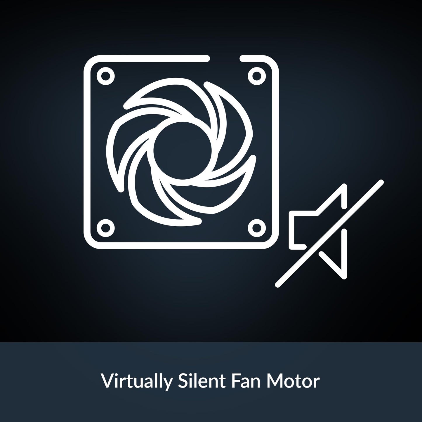 ARCTIC P9 Silent - PC Fan, 92 mm Particularly Quiet case Fan, Optimized for Static Pressure, Quasi Silent Fan Motor, 1900 RPM - Black