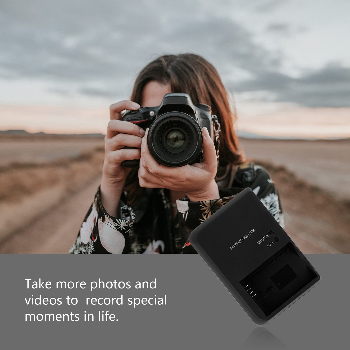 Contwey CB-2LZE Quick Charger for Canon: CB-2LZ NB-7L NB-7LH 3154B001 Battery Compatible for PowerShot G Series PowerShot