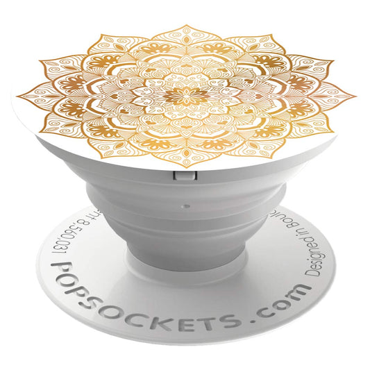PopSockets: Non-Swappable, Collapsible Grip & Stand for Phones and Tablets - Golden Silence