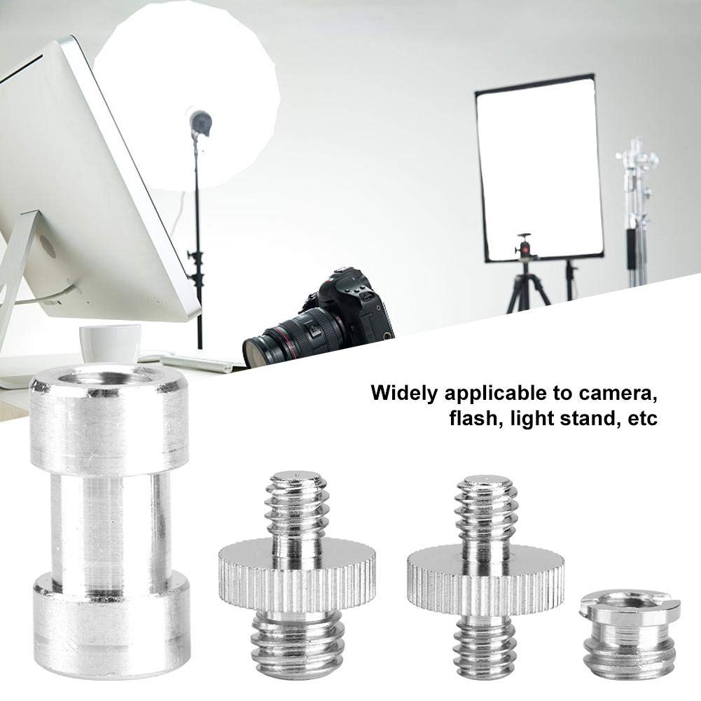 20Pcs Camera Mount Screw Kit, Portable 1/4 Inch to 3/8 Inch,1/4 to 1/4 Threaded Ring Screw Converter Threaded Adapter Accessory for DSLR,Flash,Light
