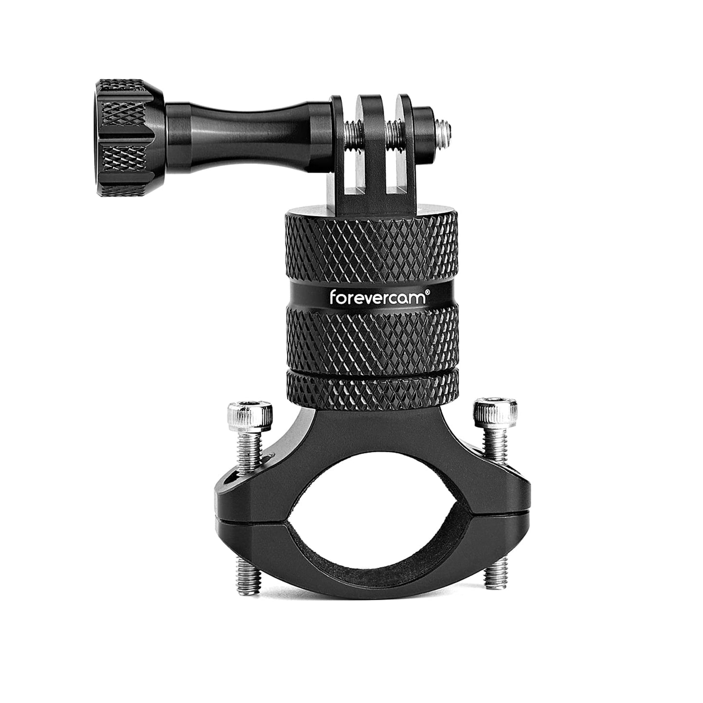 Forevercam Bike Handlebar Mount for Gopro Hero 13 12 11 10 9 8 DJI Osmo Insta360 AKASO and Other Action Camera Aluminum Motorcycle Handlebar Mount
