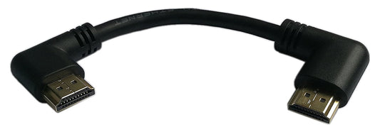 zdyCGTime 5 Inch HDMI Left to Right Angle 90 Degree Vertical Right Cable -Supports 4K@60Hz, High Speed, HDMI 2.0 Ready - UHD, Ethernet & Audio Return
