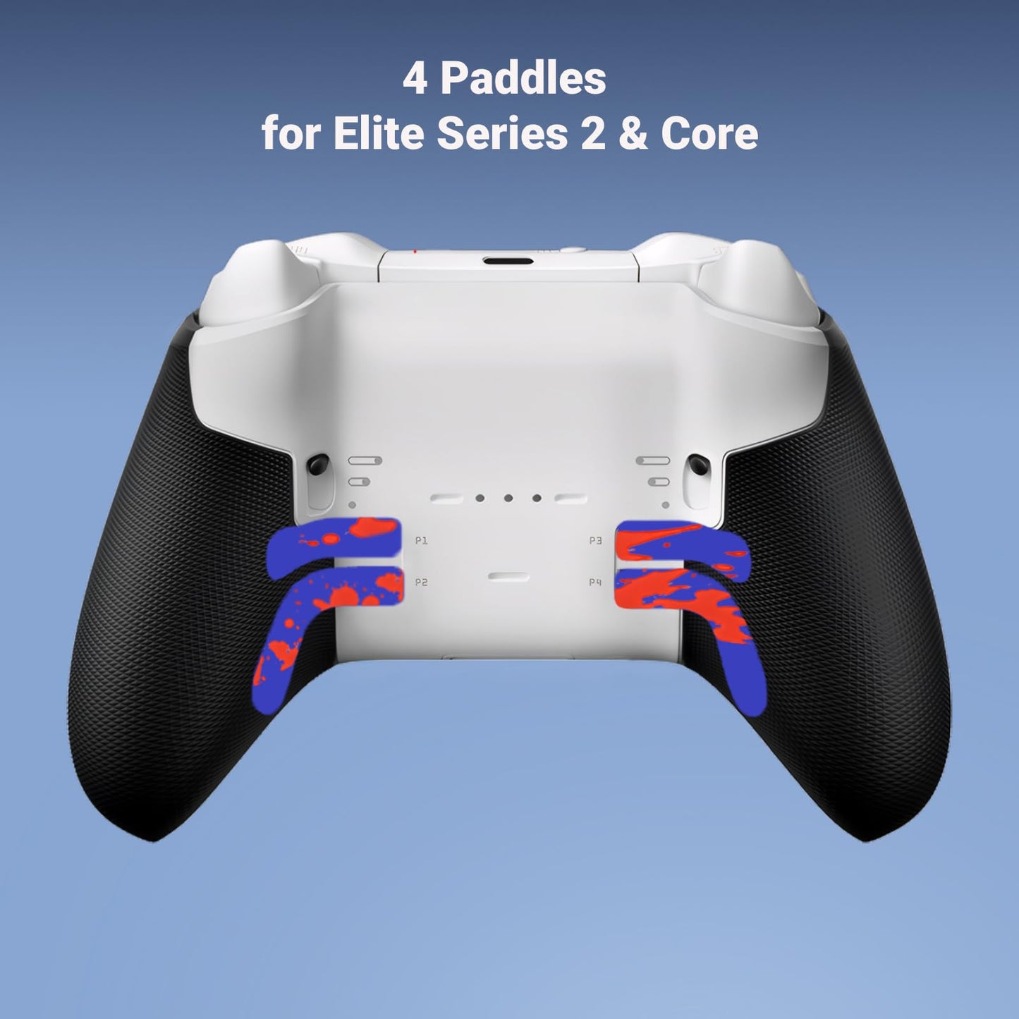 Elite Series 2 Gaming Controller Accessories Kit with Thumbsticks, D-Pads, Paddles, Trigger Buttons for Xbox Elite Series 2 Core (Blue)