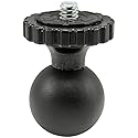 ARKON Mounts SP25MMCAM 25mm Swivel Ball to 1/4 20 Camera Mounting Bolt Adapter