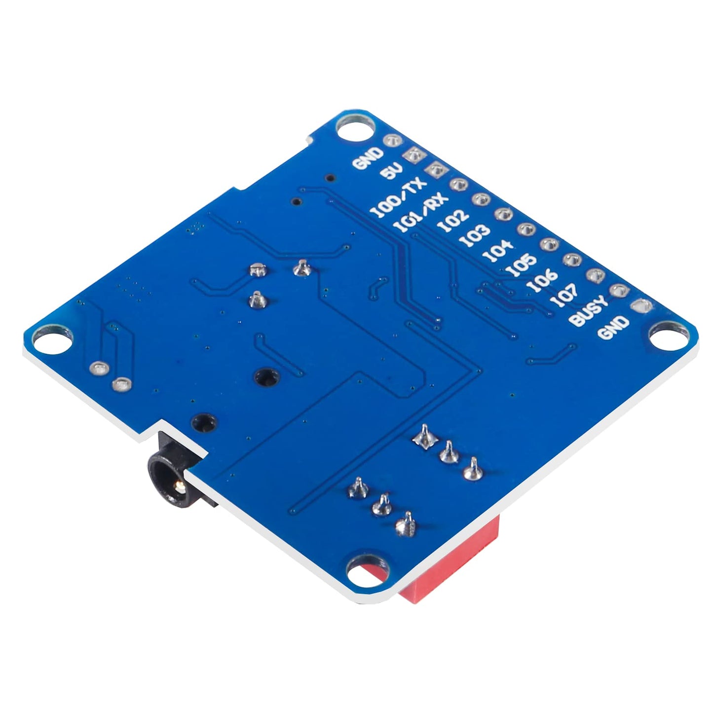 QCCAN 2PCS Voice Playback Module MP3 Player UART I/O Trigger Amplifier Class D 5W 8M Storage DY-SV8F Flash SD/TF Card