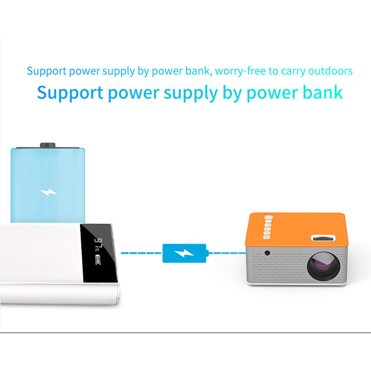 N /C UC28 Mini Projector for Smartphone Home Theater Anchor Conference Zoom Cell Phone Projector for Mobile projectors, IBAC000735-605-1925563541