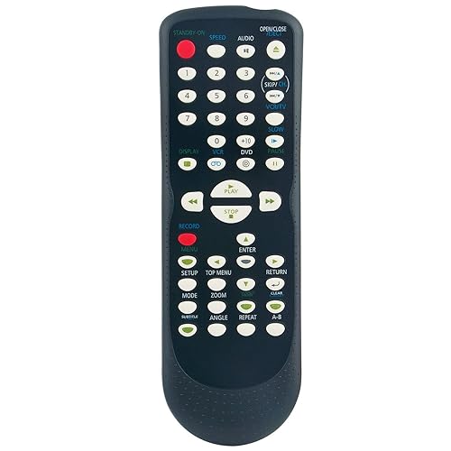 NB179 NB179UD Replace Remote Control Compatible with Magnavox DVD VCR MWD2206A MWD2205 MWD2206
