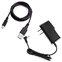 AC Wall Power Charger Adapter + USB Cord for JVC Everio GZ-EX355/AU/S GZ-EX355BU/S