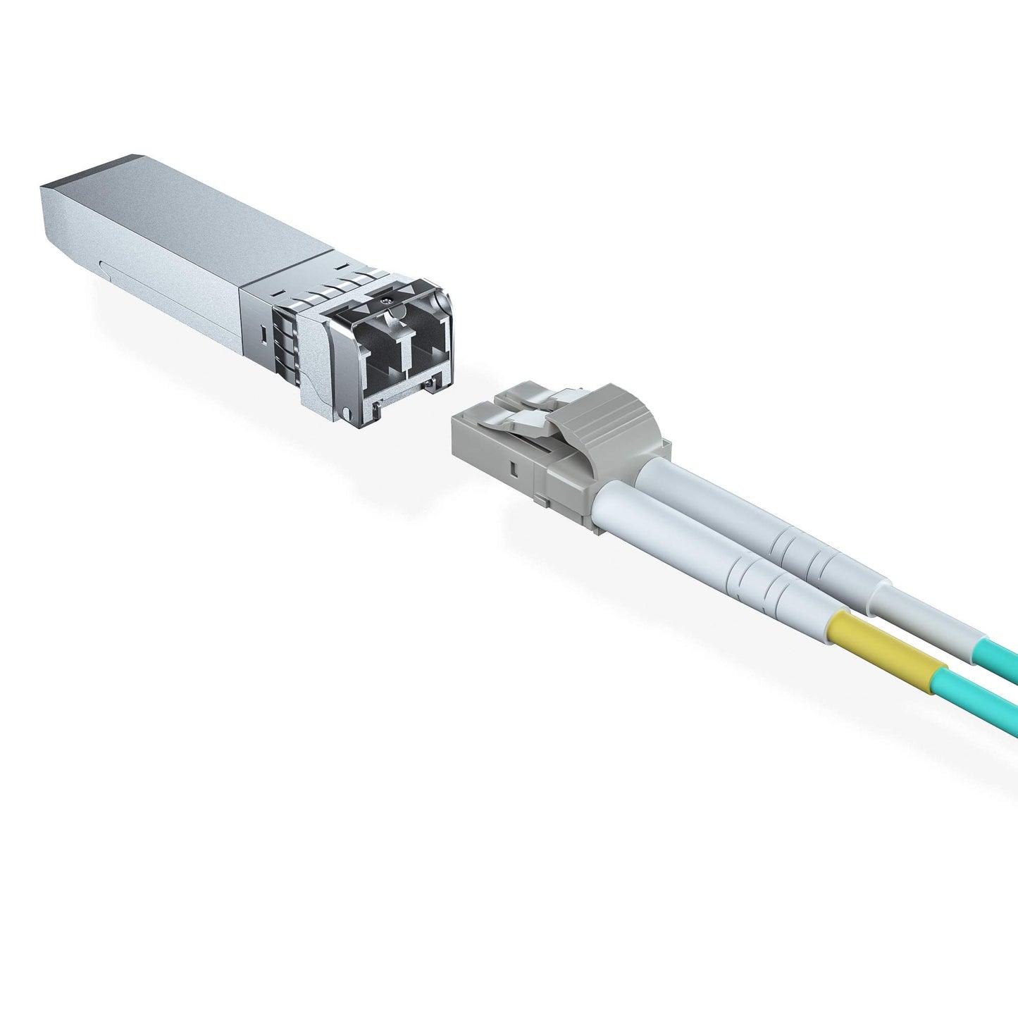 H!Fiber 10Gb Multimode SFP+ LC Module, 10GBase-SR Fiber SFP+ Transceiver for Cisco SFP-10G-SR, Ubiquiti UniFi UF-MM-10G, Mikrotik, Netgear