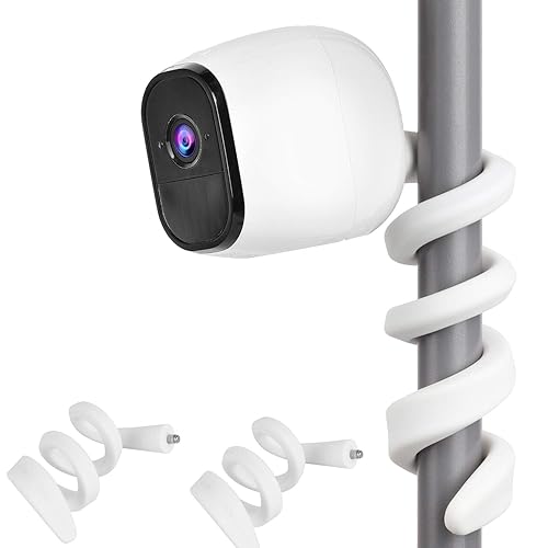 Uogw 2 Pack Flexible Twist Mount for Arlo Pro 4,Arlo Essential Spotlight Camera,Arlo Pro 2,Arlo Ultra,Arlo Pro,Arlo Pro 3,Arlo Go 2,Arlo Wall Mount