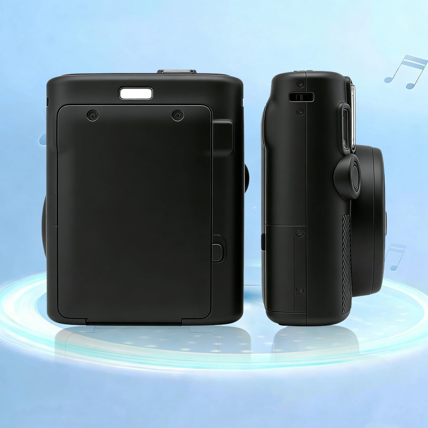 Camera Case for Instax Mini 41, Soft Silicone Protective Cover, Anti-Scratch Shockproof Camera Accessories Black
