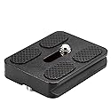 NEEWER Universal Arca Type Quick Release Plate All Metal with 1/4 Inch Screw Fits Standard Arca Type Clamp for Camera Tripod Ballhead (PU50 50mm)