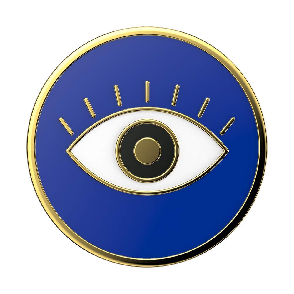 PopSockets Adhesive Phone Grip, Holder, Phone Stand, Enamel - Enamel Evil Eye
