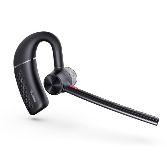 Yealink BH71 Lite Bluetooth Headset,Wireless Earpiece with 4 Noise Cancelling Microphone,10H Talk Time,Adjustable Ear Hook,Bluetooth Earphones