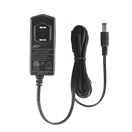 AC to DC 6V 2A Power Supply Adapter, 5.5mm x 2.1mm Center Positive Plug, 12W Max Output, ETL FCC RoHS Certified, for LED Strip, CCTV Camera, DIY…