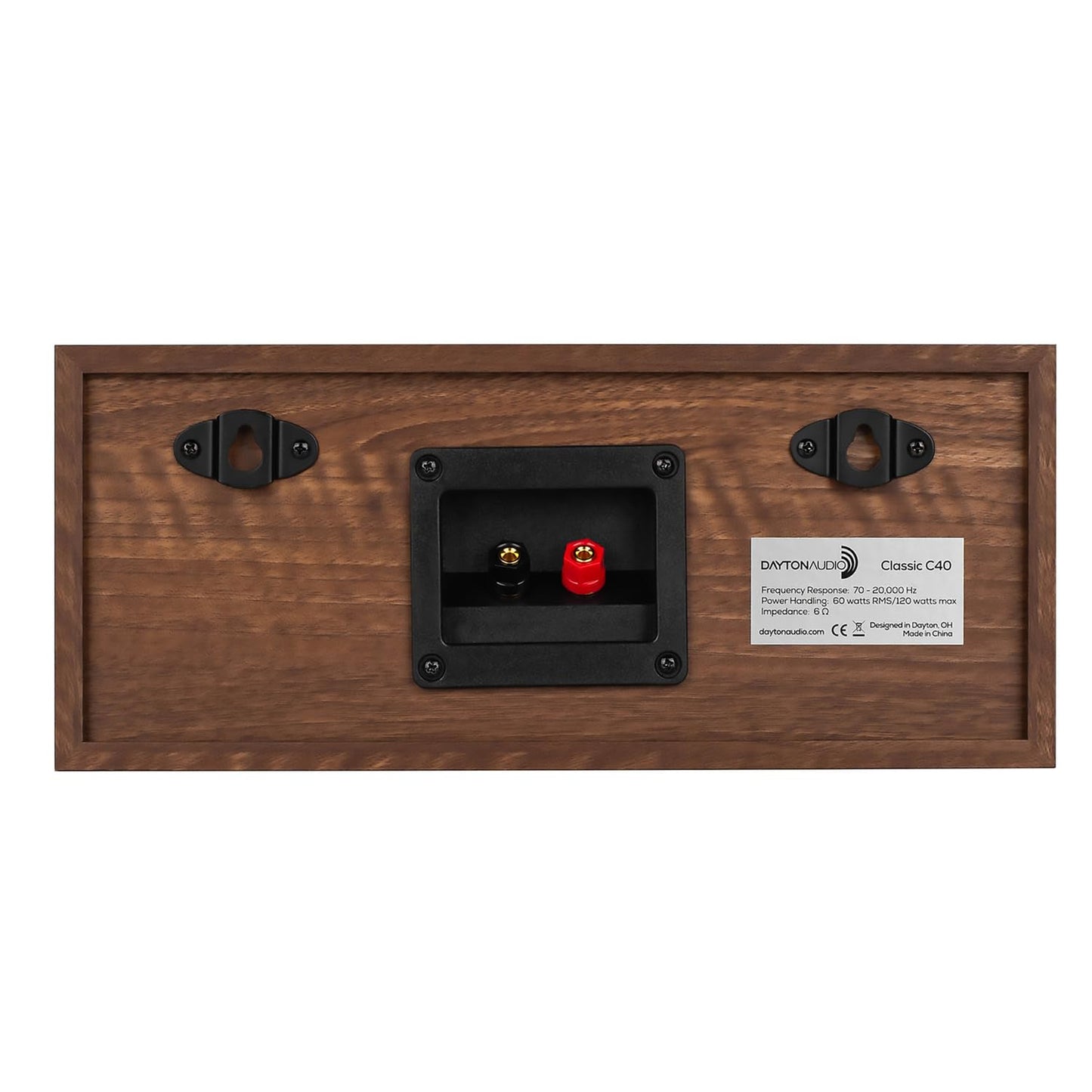 Dayton Audio Classic C40 Center Channel Speaker (Wood Grain)