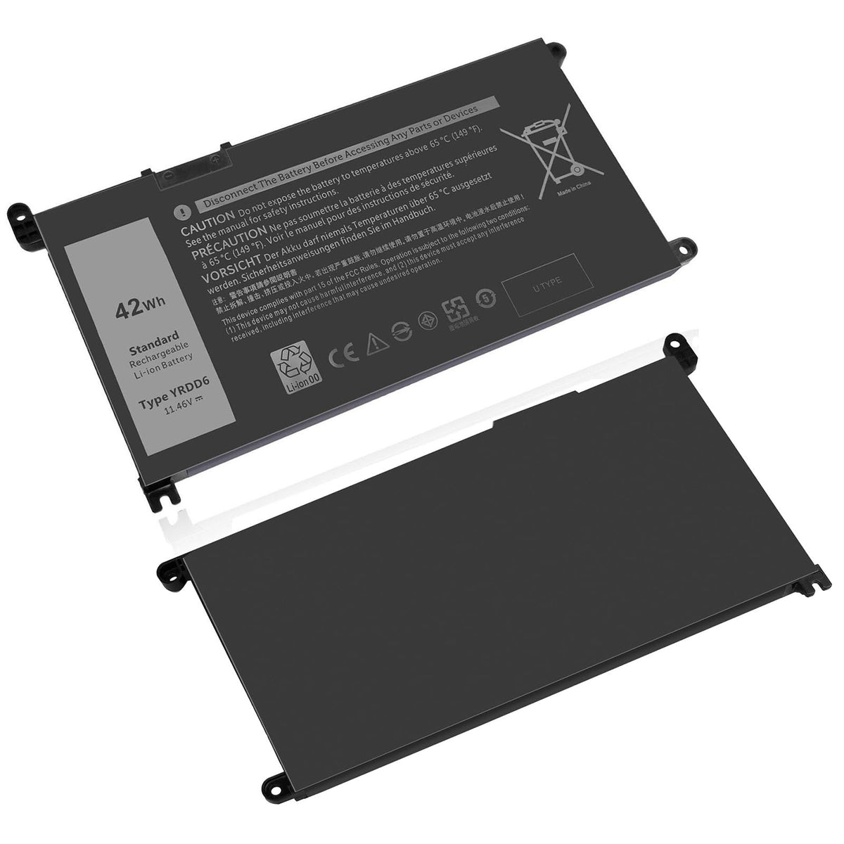 YRDD6 Laptop Battery Replacement for Dell inspiron 7586 3583 3593 3582 3501, inspiron 15 5000 Series 5593 5582 5584 5594 5598 5585 14 3493 5482 5485