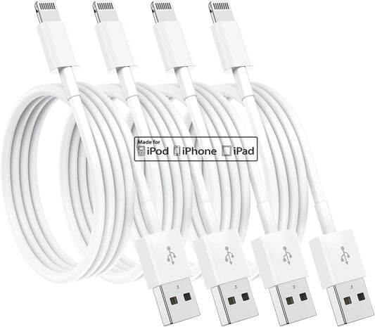Susnwere 4 Pack [Apple MFi Certified] Apple Charging Cables 6ft, iPhone Chargers, Lightning Fast iPhone Charging Cord for iPhone 12/11/11Pro/11Max…