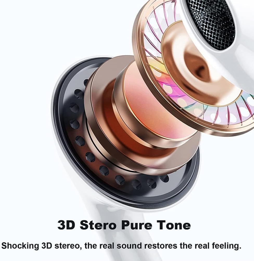 2 Pack-USB C Headphones for iPhone 17/16/15 Earbuds USB C Wired Earphones with Mic & Remote Control Noise Cancelling for 17/16/15 Plus/Air/Pro, Galaxy