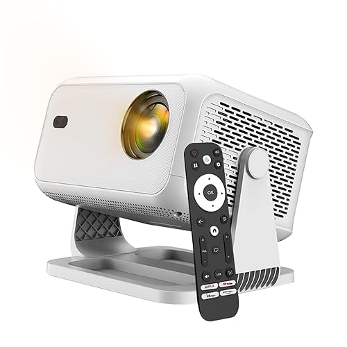 Netflix Officially 4K Smart Projector with WiFi and Bluetooth, AI Auto Focus 800 ANSI 1080P Native Portable Outdoor Indoor Home Video Projectors