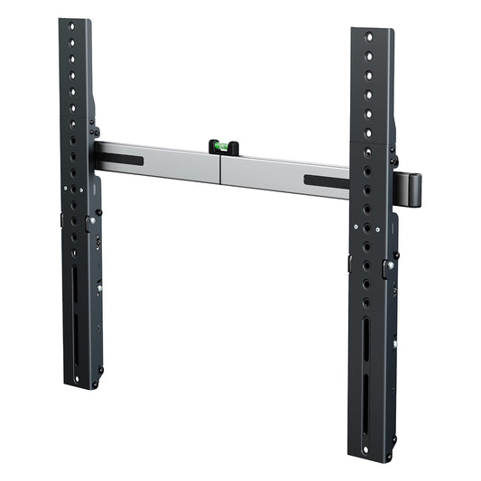 AVF JXPL601-A Super Slim TV Wall Mount w Advanced Tilt. Silver, Black. Fits 37", 39", 40", 42" 43", 46", 47", 50", 52", 55", 58", 60", 65", 70", 75"