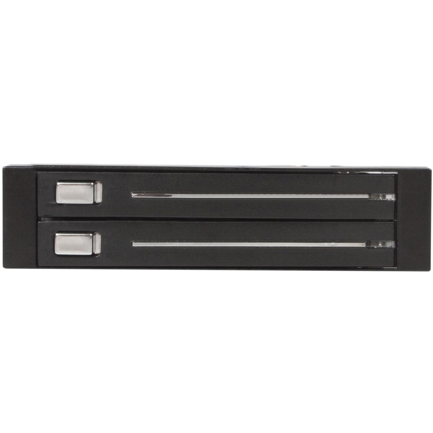 StarTech.com 2 Drive 2.5in Trayless Hot Swap SATA Mobile Rack Backplane - Dual Drive SATA Mobile Rack Enclosure for 3.5 HDD (HSB220SAT25B),Black