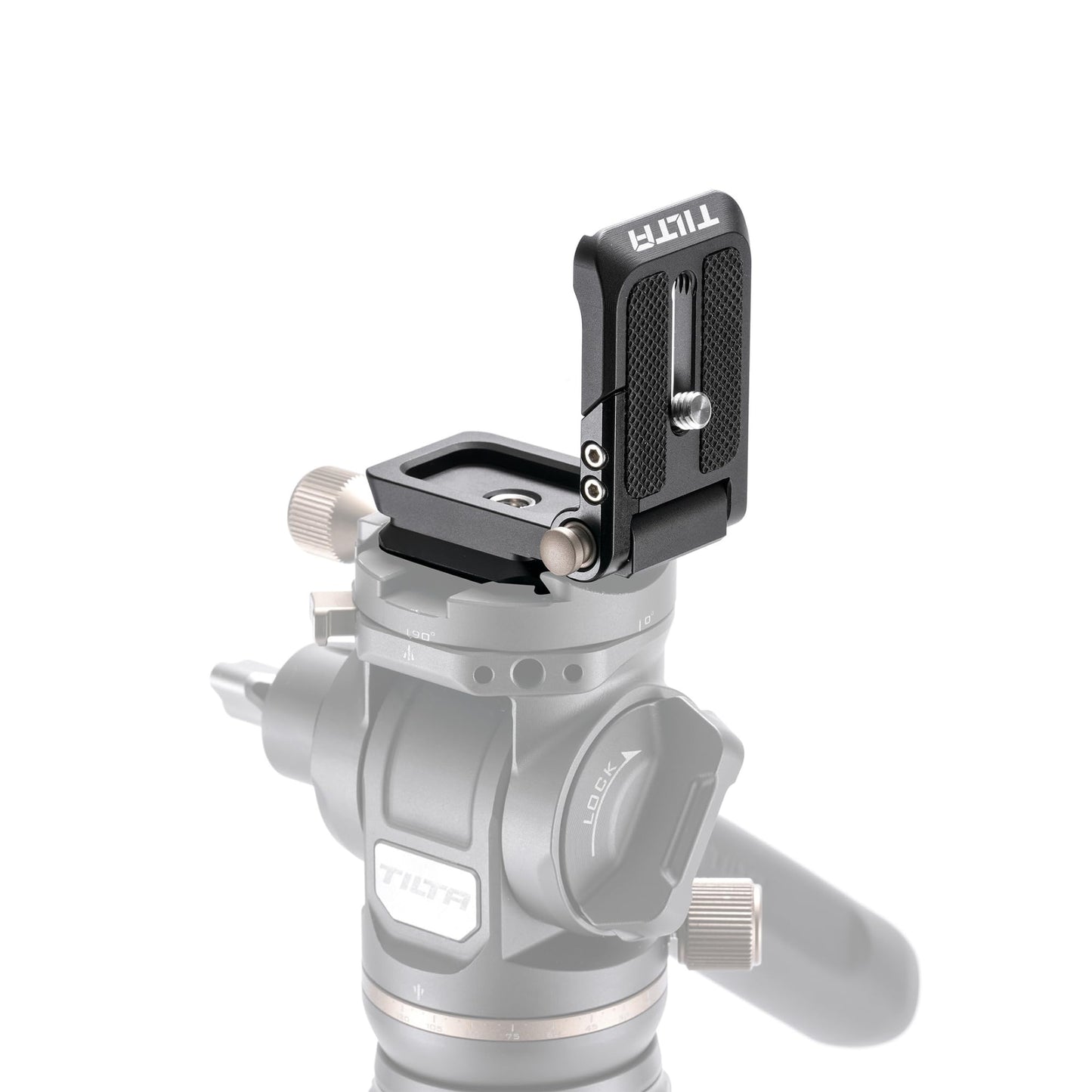 Tilta Foldable ARCA Baseplate - Black | Vertical and Horizontal Configurations | Single Unlock Button | 90° Swivel Mount | Weighs Only 2.45 Ozs
