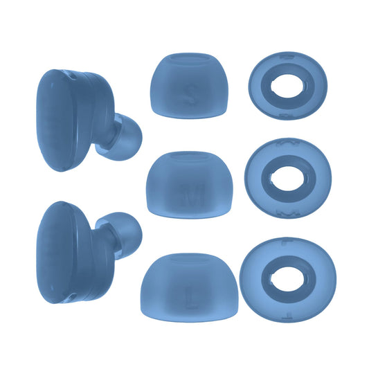 Ear Tips Replacement for JBL Tune Buds/JBL Tune Buds 2, Silicone Earbuds Tips, 3 Pairs (S/M/L) Blue