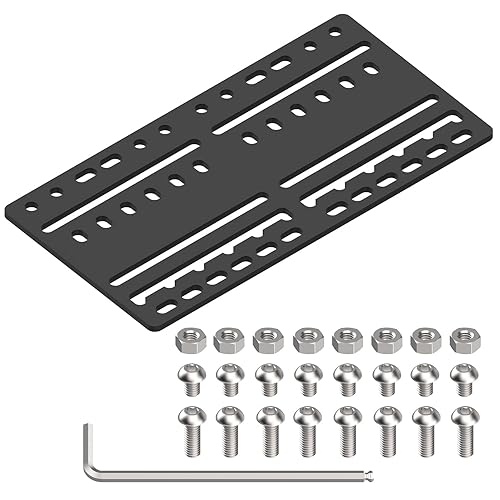 JOYORAN Universal Cockpit/Desk Installation Bracket Plate for Sim Racing,Suitable for Logitech Driving Force Shifter,Thrustmaster TH8A /TSS