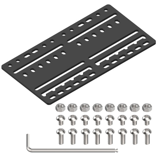 JOYORAN Universal Cockpit/Desk Installation Bracket Plate for Sim Racing,Suitable for Logitech Driving Force Shifter,Thrustmaster TH8A /TSS