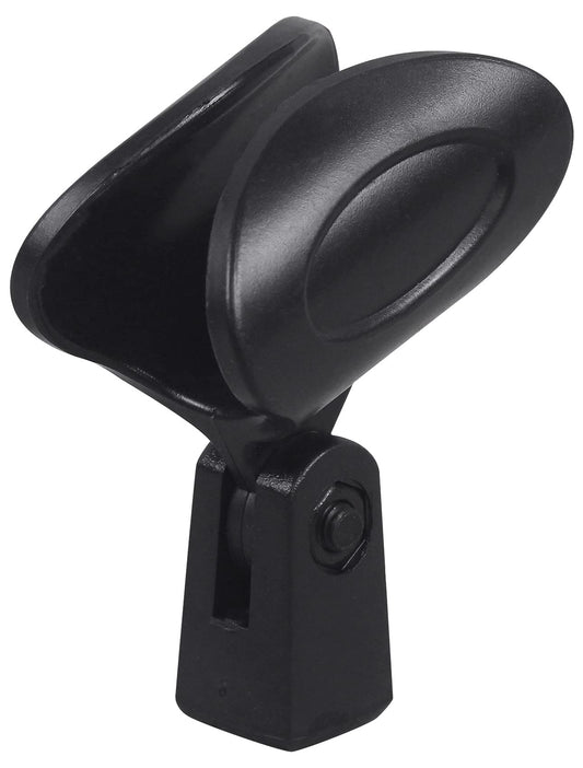 Rockville Universal Wireless Microphone Clip, Flexible Plastic, Copper Threading, 5/8" x 27, Secure Grip, Durable Build, Wide Compatibility, for Live