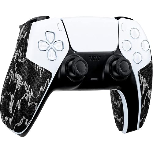 Lizard Skins PS5 Controller Grip - 0.5mm DSP PlayStation 5 Grip - Easy to Install PRE Cut Pieces - 10 Colors (Black CAMO)