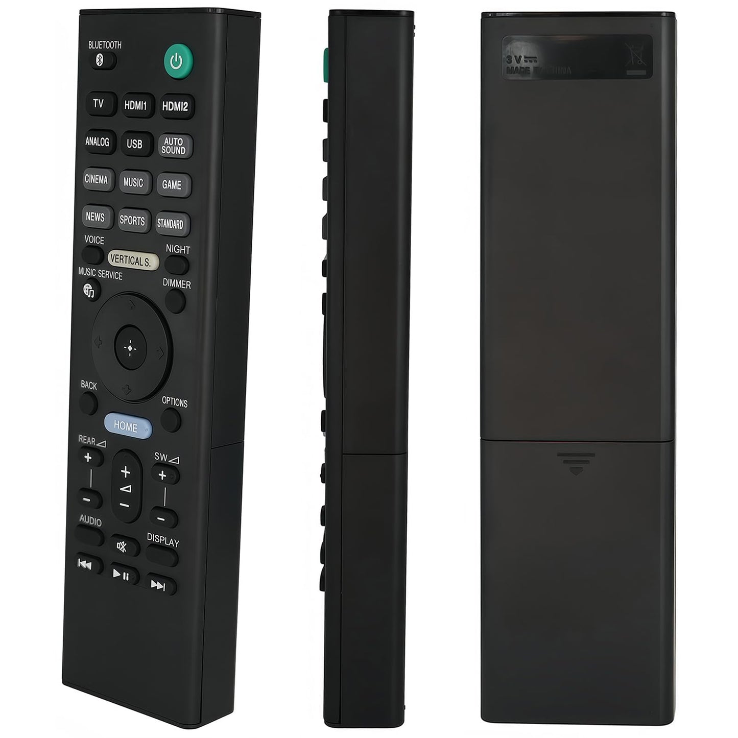 Replacement Remote Control Compatible for Sony HT-Z9F SA-WZF9 HT-X9000F SA-XF9000 Soundbar