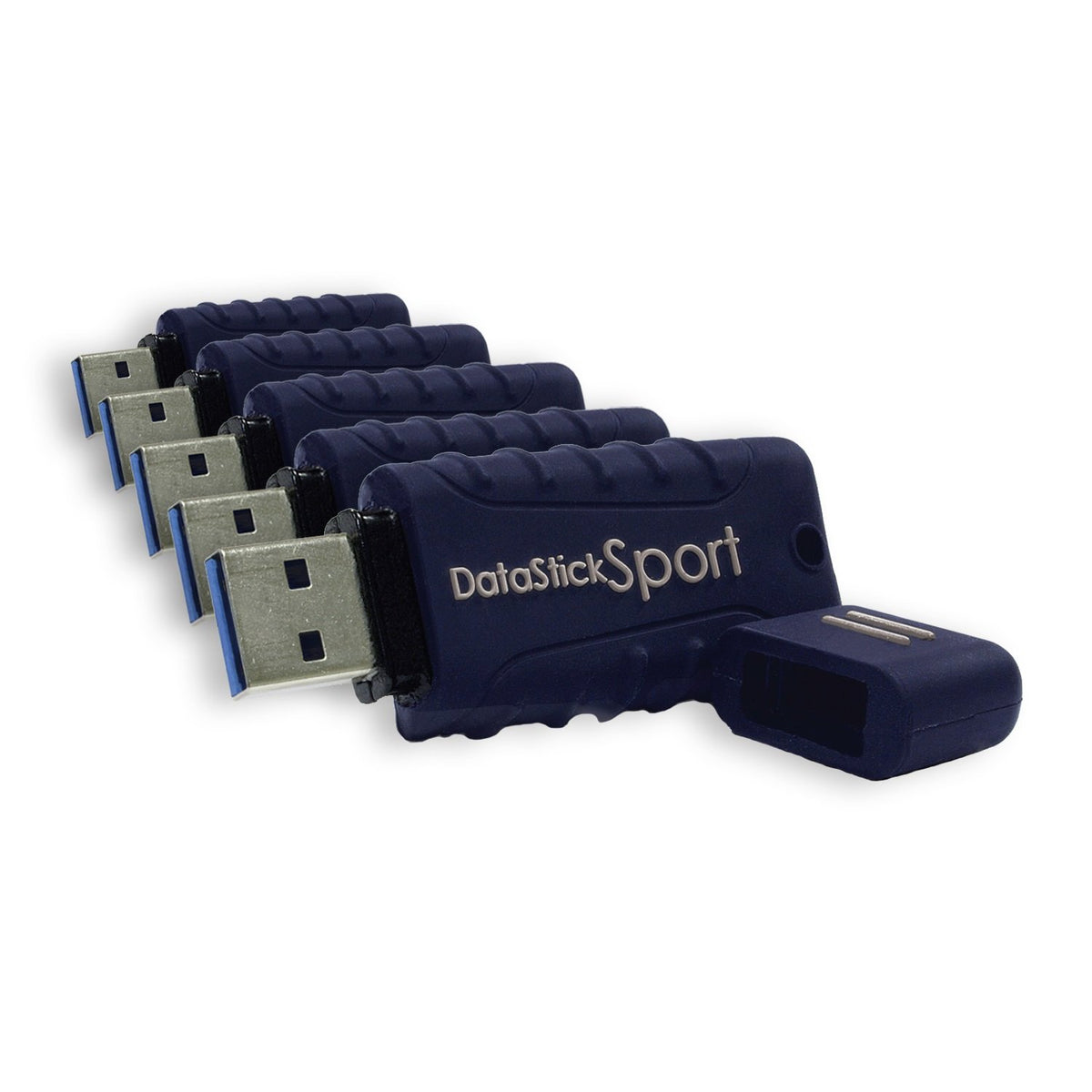 Water Resistant 64GB DataStick Sport by Centon, 5 Pack, USB 3.2 Gen1 Flash Drive Memory Stick for Storage and Backup