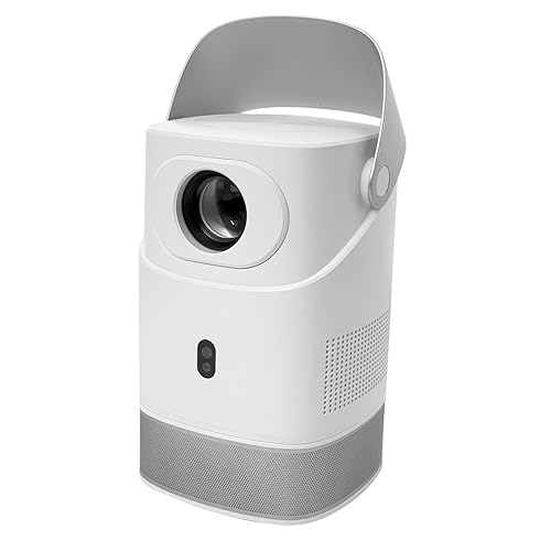 Mini Projector, 13,000 Lumens 4K 1080p, WiFi 6 & Bluetooth, Auto Keystone Correction, 152-305 cm Screen, Portable for Home Cinema