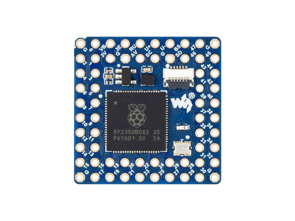 Waveshare Core2350B Core Board, Based On Raspberry Pi RP2350B Dual-core & Dual-Architecture Microcontroller, Operating Frequency Up to 150MHz, 2MB