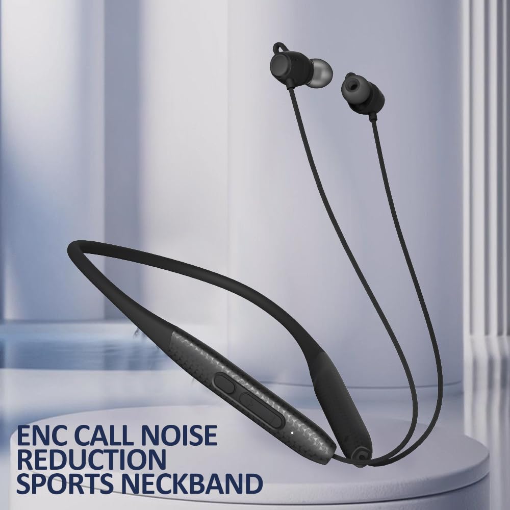 CXPSUE Wireless Earbuds Bluetooth 60H Playtime with Charging Case Noise Cancelling Mic in-Ear Stereo Sound Easy Pairing for Smartphone Sports (Dark)