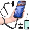 M MYECOGO Heavy Duty Phone Wrist Lanyard, 2 Pack Adjustable Cell Phone Lanyard Strap, Hand Wrist Strap Lanyard with Tether Tabs for Smartphones GoPro