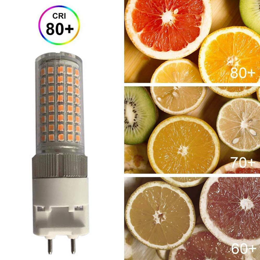 G12 LED Light Bulbs 12W(120W Halogen Incandescent Floodlight Replacement) G12 LED Bulbs Warm White 3000K LED Corn Light Bulb for Home Warehouse