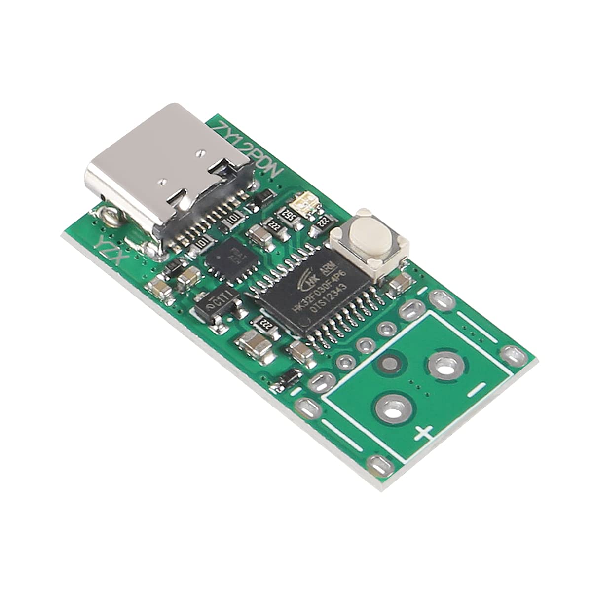 AITRIP 2PCS Type-C USB-C PD2.0 3.0 to DC USB Decoy Fast Charge Trigger Poll Detector 100W MA (ZY12PDN Bare Board)