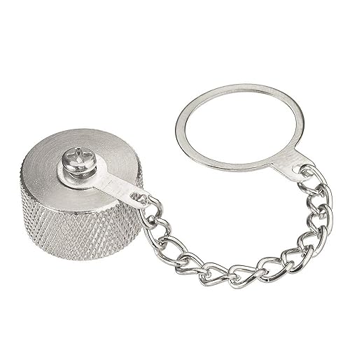 Eightwood 10pcs Protective Cover Dust Cap with Chain for N Female Connector, SO239 Connector