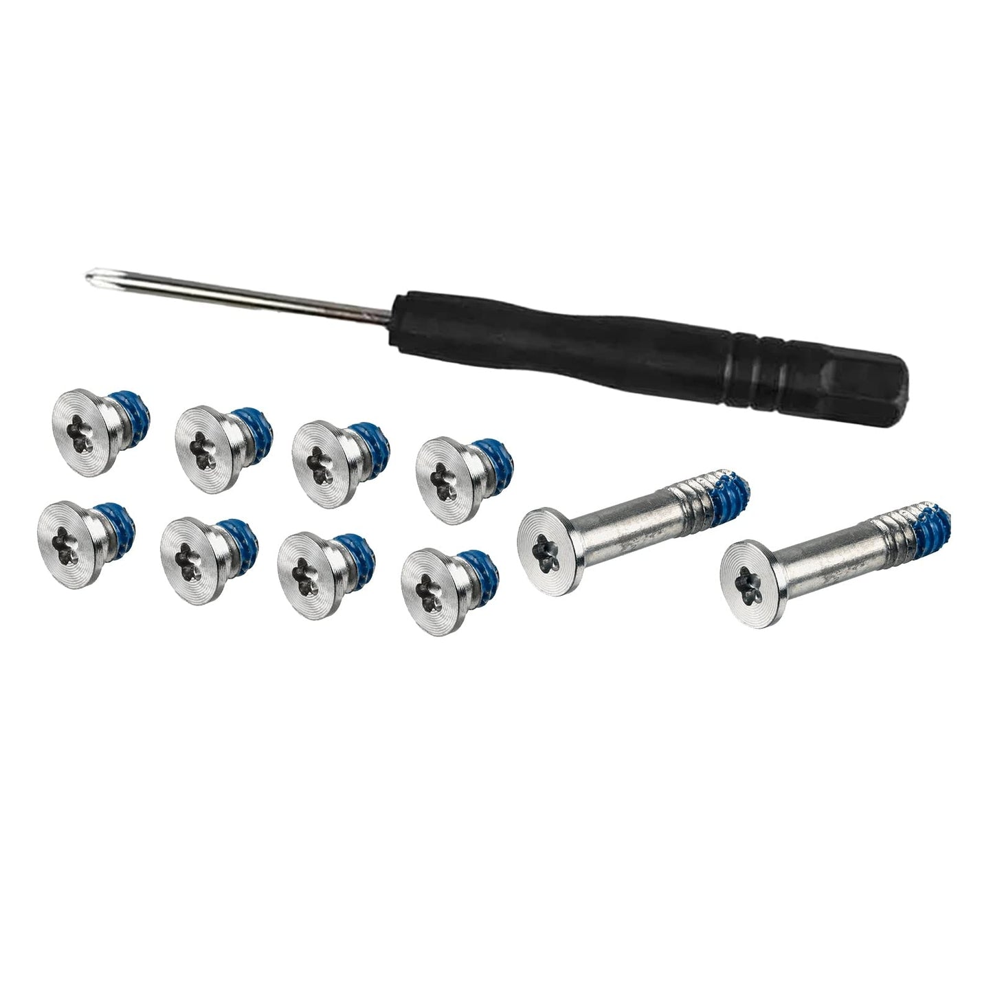 Odyson - Bottom Case Screws + Screwdriver Kit (Pentalobe) Replacement for Apple MacBook Air 13" A1369, A1466 (2010-2017)