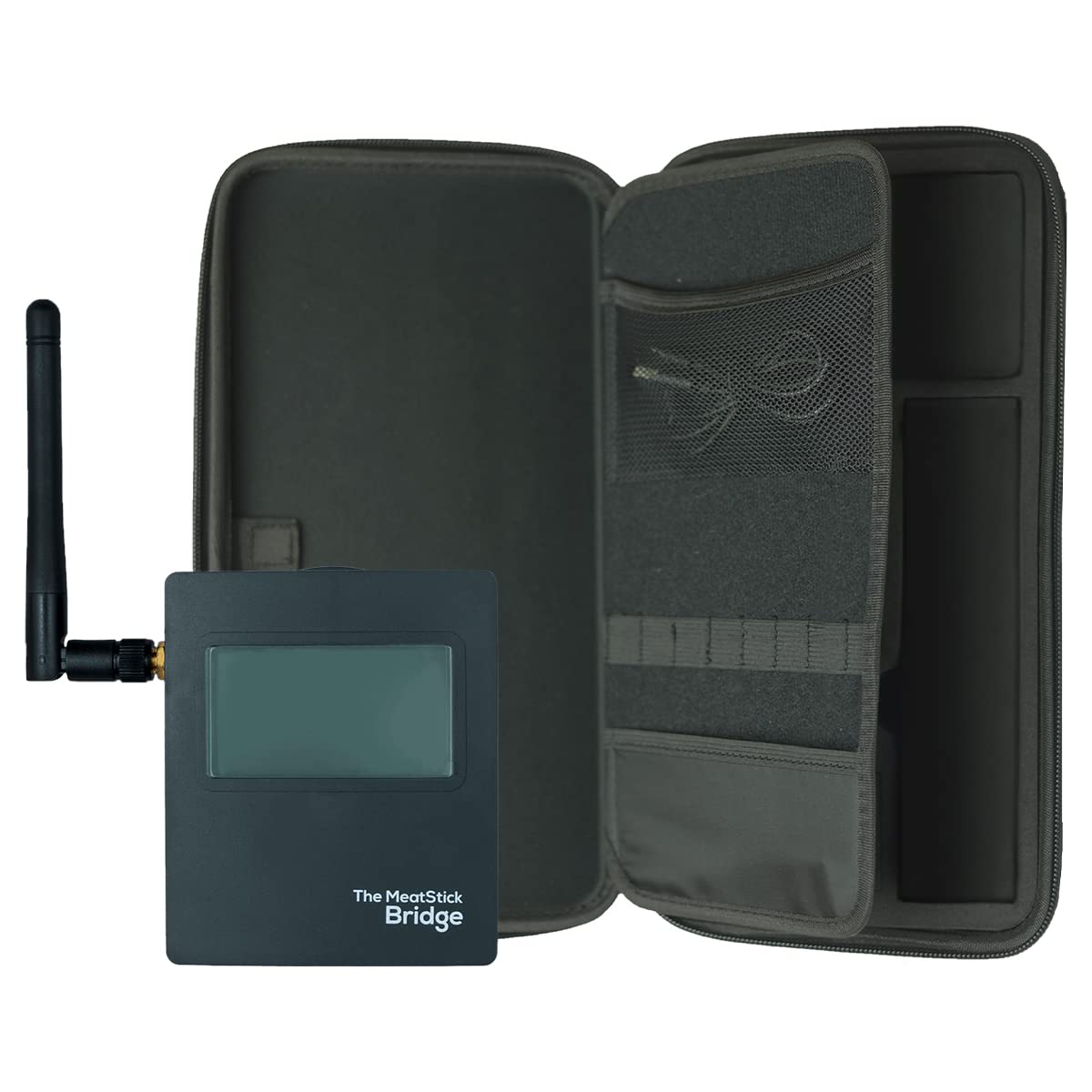 WiFi Travel Pack | WiFi Bridge + Carrying Case Pro | Unlimited Wireless Range Device and Portable Protector for All MeatStick Wireless Meat