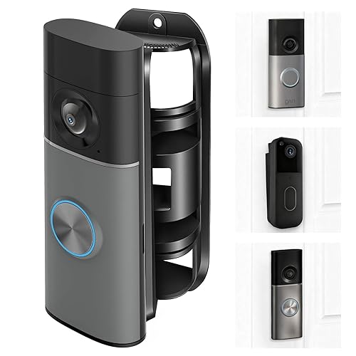 Adjustable 45-135 Degree Doorbell Angle Mount Compatible with Ring Wired Doorbell Pro&Plus 2025 and Blink Video Doorbell 2nd Gen 2025 Replacement
