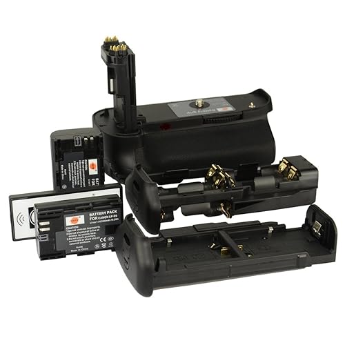 DSTE Pro IR Remote BG-E11 Vertical Battery Grip + 2X LP-E6 LP-E6N Compatible with Canon EOS 5D Mark III 5D3 5DS 5DSR SLR Digital Camera