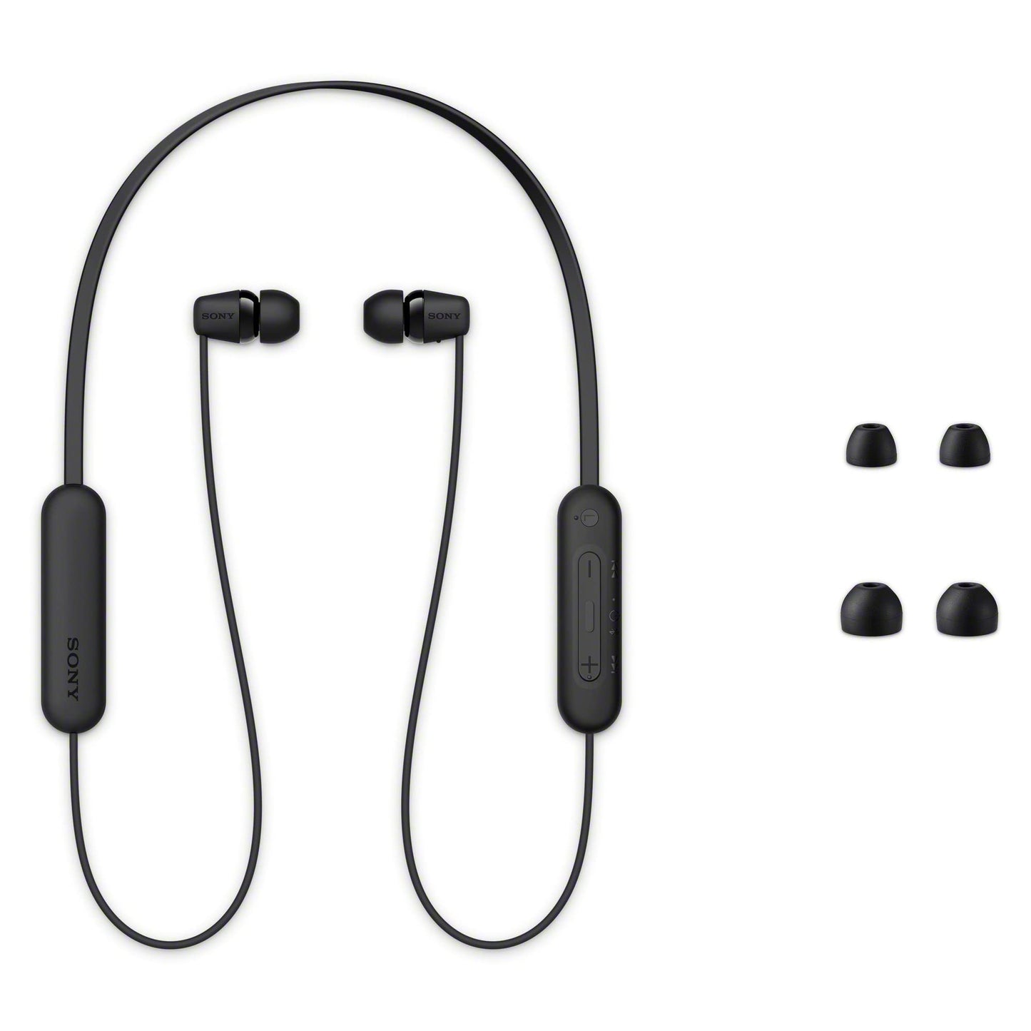 Sony WI-C100 Wireless in-Ear Bluetooth Headphones with Built-in Mic, Blue